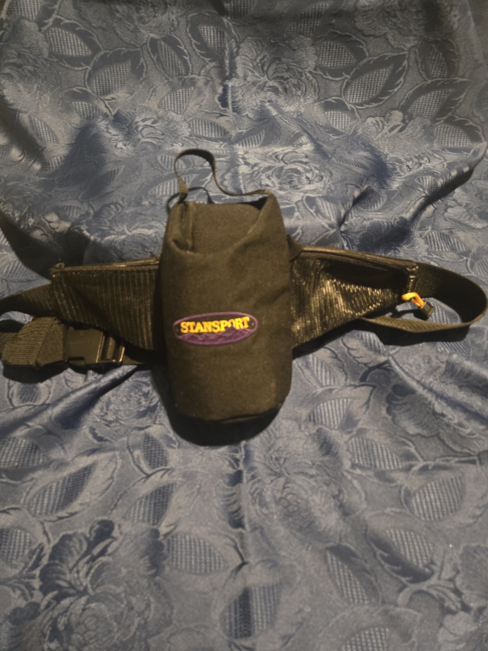 Transport Fanny Pack with Bottle Holder & 2 Zipper Pouches
